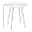Table à manger Camane table de cuisine design blanc