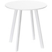 Table à manger Camane table de cuisine design blanc