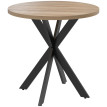 Table à manger Orenne ronde moderne 2 à 4 personnes brun