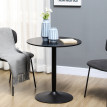 Table à manger Nalrevik ronde pour 2 personnes noir