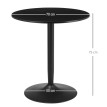 Table à manger Nalrevik ronde pour 2 personnes noir