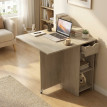 Produit Darara table à manger pliante extensible avec rangement naturel