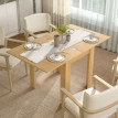 Table extensible Yline table à manger gain de place bois naturel