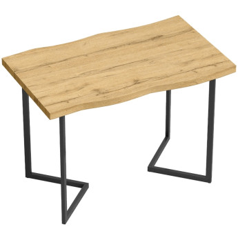 Table de salle à manger Selisvik moderne 2 personnes chêne noir