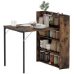 Palvik Table pliante gain de place design industriel brun rustique