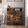Palvik Table pliante gain de place design industriel brun rustique