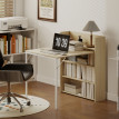 Table pliante Toret extensible gain de place design industriel chêne