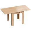 Table à manger Solon pliante 4 personnes gain de place chêne