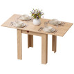 Table à manger Solon pliante 4 personnes gain de place chêne