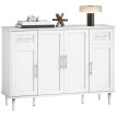 Buffet Olet meuble de rangement cuisine bois blanc