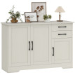 Solval Buffet moderne avec rangement Crème