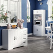 Buffet Commode Zelenot rangement moderne blanc