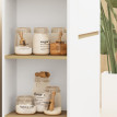 Raler Buffet de rangement tiroir étagères Blanc Bois