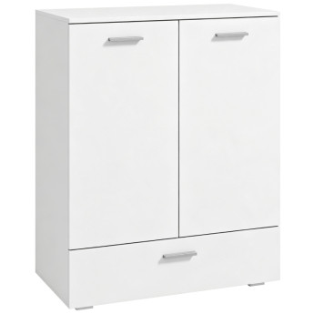 Buffet Dares moderne rangement tiroir tablette réglable blanc