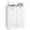 Buffet Dares moderne rangement tiroir tablette réglable blanc