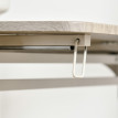 Kerier Ensemble repas pliant table et 2 chaises blanc naturel