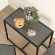 Ensemble table haute Avioenne 3 pièces cuisine industriel gris