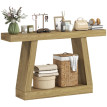 Avora Table console rangement arrière canapé chêne