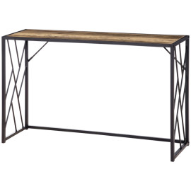 Console Harenos industrielle métal marron