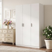 Armoire Raline rangement chambre portes fermeture amortie blanc