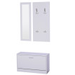 Enoren meuble d'entrée design contemporain blanc