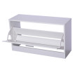 Enoren meuble d'entrée design contemporain blanc