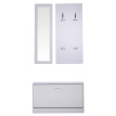 Enoren meuble d'entrée design contemporain blanc