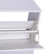 Enoren meuble d'entrée design contemporain blanc
