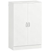 Armoire à chaussures Lorison rangement 2 portes bois naturel