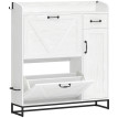 Meuble à chaussures Erlvik étroit rangement réglable blanc