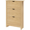 Solea meuble à chaussures slim gain de place bois naturel