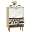 Avara meuble à chaussures étroit blanc