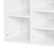 Armoire à chaussures banc Terorara rangement chaussures blanc
