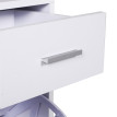 Produit Zelreane Armoire à chaussures avec banc rangement entrée blanc