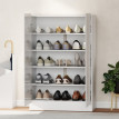 Meuble à Chaussures Beria Rangement Entrée Blanc
