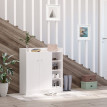Meuble à chaussures Celilis rangement moderne blanc