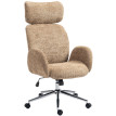 Fauteuil de bureau Norisin ergonomique appuie tête réglable marron