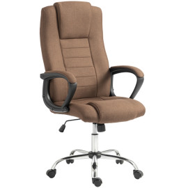 Jarervik chaise de bureau ergonomique pivotante inclinable marron