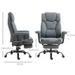 Chaise de bureau Rala ergonomique pivotante réglable gris