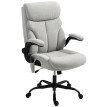 Chaise de Bureau Olonea Massage Hauteur Réglable Accoudoirs Abattables Gris