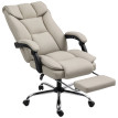 Chaise de Bureau Peras Repose-pieds Dossier Inclinable Cuir Synthétique Kaki