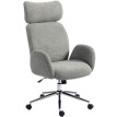 Fauteuil de bureau Vilis ergonomique appuie tête réglable gris foncé