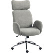 Fauteuil de bureau Vilis ergonomique appuie tête réglable gris foncé