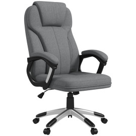 Chaise de bureau Harane ergonomique réglable à bascule gris