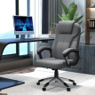 Chaise de bureau Harane ergonomique réglable à bascule gris