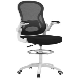 Chaise de Bureau Noreo Ergonomique Réglable Tissu Respirant Noir