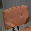 Fauteuil de bureau Estea réglable pivotant basculant roulettes brun