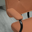 Fauteuil de bureau Estea réglable pivotant basculant roulettes brun