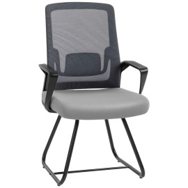 Chaise de Bureau Merilenne Maille Respirante Conférence Gris foncé