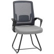 Chaise de Bureau Merilenne Maille Respirante Conférence Gris foncé